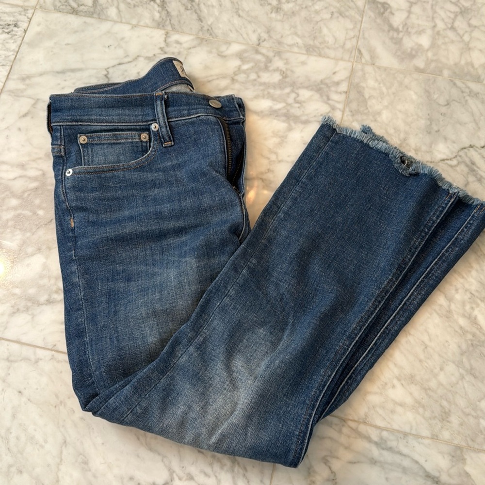 J. Crew Billie Demi Boot Crop Jeans Size 27